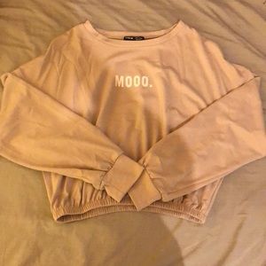 MOOO!! Shirt size (M)